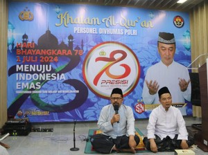 Humas Polri Gelar Khataman di HUT Ke-78 Bhayangkara, Dipimpin 78 Ustaz