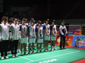 Zhang Zhi Jie Meninggal, Para Atlet-Kru Kejuaraan Asia Mengheningkan Cipta