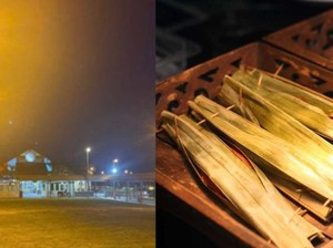 Mistis! Wanita Ini Beli Otak-otak Uang Kembalian Berubah jadi Daun Kering