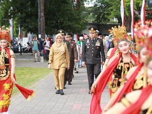 Sendratari Warnai Peringatan HUT Bhayangkara 2024 di Banyuwangi