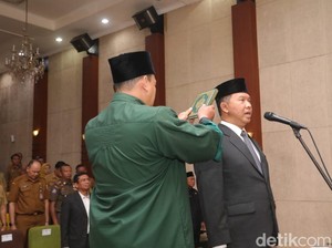 Pj Wali Kota Lantik Inspektur Dharmawan Jadi Pj Sekda Kota Bandung