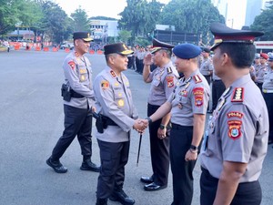 1.274 Personel Polda Metro Jaya Naik Pangkat di HUT Bhayangkara