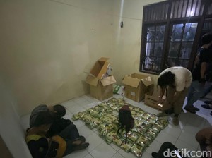 Polda Metro Gerebek Kontrakan Gudang Sabu 72 Kg di Tangerang!