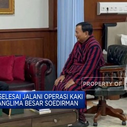 Video: Selesai Operasi Kaki, Prabowo: Siap Berbakti Untuk Negara