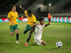 Indonesia Dikalahkan Australia, Tapi Main Luar Biasa dengan 10 Pemain