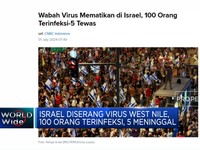 Israel Diserang Virus West Nile, 100 Orang Terinfeksi, 5 Meninggal