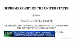 MA AS Putuskan Trump Kebal Hukum Atas Tindakan Resmi Sebagai Presiden