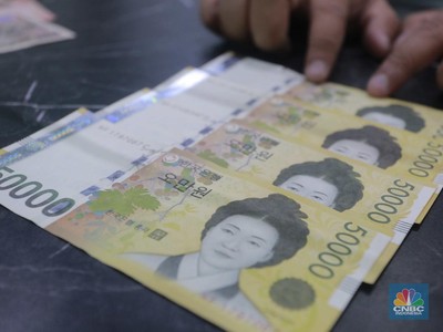 Mata uang Won Korea Selatan (CNBC Indonesia/Muhammad Sabki)