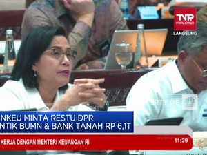 Video: Menkeu Minta Restu DPR Suntik BUMN & Bank Tanah Rp 6,1 Triliun