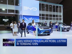  Penjualan Mobil Listrik Melonjak Tajam Hingga 109%