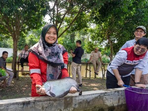 KPI RU III Plaju Gandeng Pusat Riset Lestarikan Ikan Belida agar Tak Punah