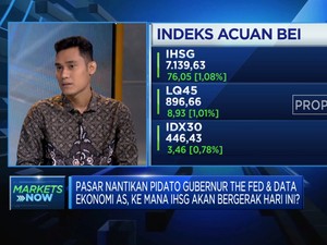 Pidato Gubernur The Fed Dinanti, IHSG Bisa Lanjutkan Tren Penguatan?