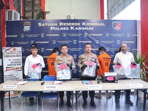Gunakan Uang Palsu di Tempat Hiburan Malam, 2 Warga Karimun Ditangkap