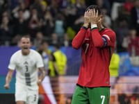 Potret Ronaldo Nangis Tendangan Penaltinya Gagal di Euro 2024
