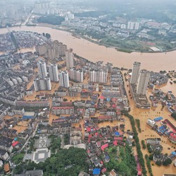 Potret Malapetaka Mengerikan di China, Kota-Kota Berubah Jadi 'Danau'
