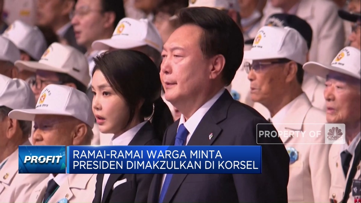 Video: Ramai Warga Korsel Minta Presiden Dimakzulkan