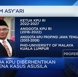 Video: DKPP Resmi Pecat Ketua KPU