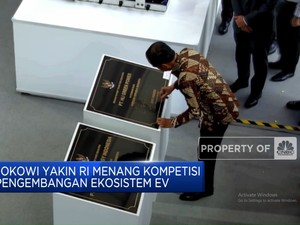 Video: Jokowi Resmikan Pabrik Baterai EV Baru di RI, Terbesar se-ASEAN