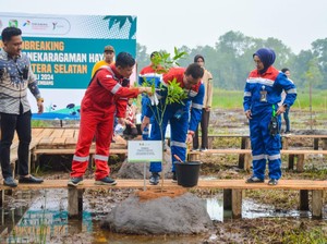 Kilang Pertamina Plaju Bangun Taman Keanekaragaman Hayati Pertama di RI