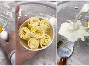 Es Krim Telur Mentah Viral, Berhasil Bikin Orang Mual!