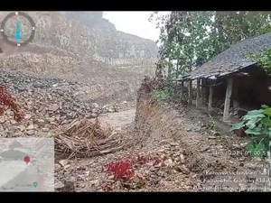 Hujan, Warga Gedangsari Khawatir Tambang yang Mepet Rumahnya Longsor