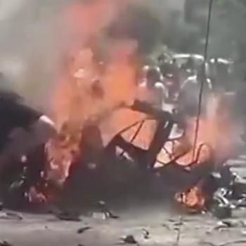 Detik-Detik Israel Bom Mobil Komandan Utama Hizbullah, Siaga Perang!