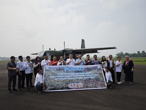 Tekan Potensi Karhutla, Sumsel Gelar Hujan Buatan di Langit 2 Daerah