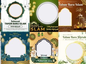 50 Twibbon Tahun Baru Islam 2024, Sambut 1 Muharram 1446 H