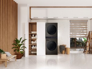 LG WashTower All in One Mesin Cuci & Pengering Berdesain Artistik