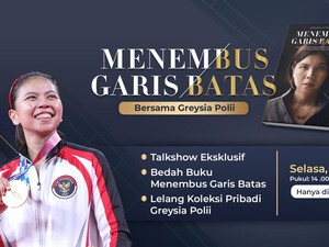 Serbu Flash Sale Buku Menembus Garis Batas Bertanda Tangan Greysia Polii di detikcom!