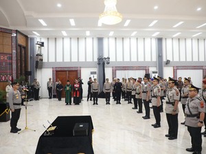 Kapolda Sumut Lantik PJU-4 Kapolres