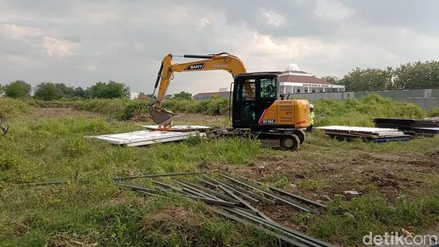 Lahan yang akan dijadikan rumah Joko Widodo di Colomandu, Karanganyar, Jawa Tengah (detikjateng)