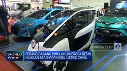 Perang Dagang! Uni Eropa Resmi Naikkan Bea Impor Mobil Listrik China