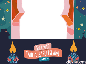 25 Twibbon Tahun Baru Islam 2024 Gratis untuk Dibagikan ke Medsos!
