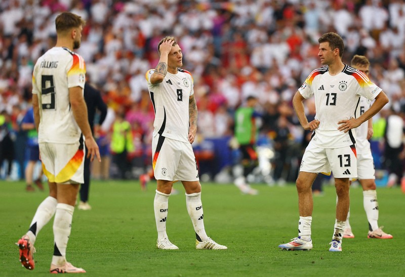 SOCCER-EURO-ESP-GER/REPORT Soccer Football - Euro 2024 - Quarter Final - Spain v Germany - Stuttgart Arena, Stuttgart, Germany - July 5, 2024 Germany's Manuel Neuer looks dejected after the match REUTERS/Heiko Becker TPX IMAGES OF THE DAY