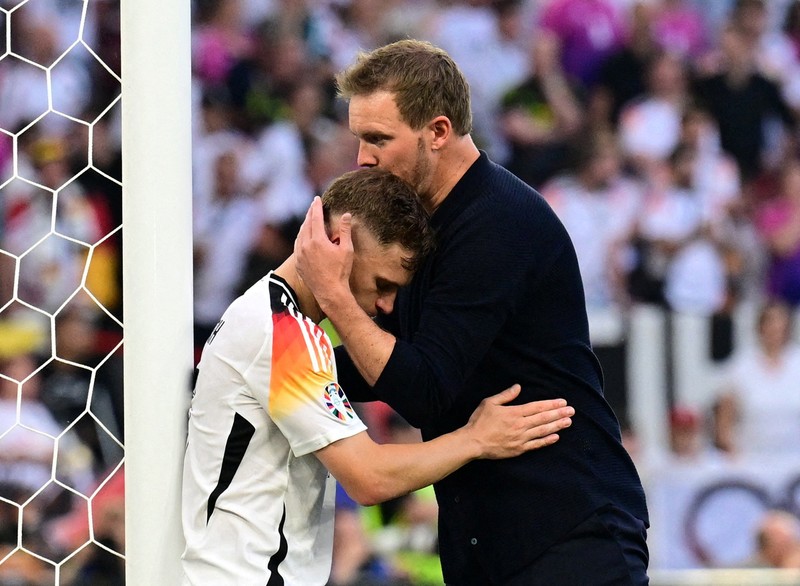Soccer Football - Euro 2024 - Quarter Final - Spain v Germany - Stuttgart Arena, Stuttgart, Germany - July 5, 2024 Germany's Manuel Neuer looks dejected after the match REUTERS/Heiko Becker     TPX IMAGES OF THE DAY