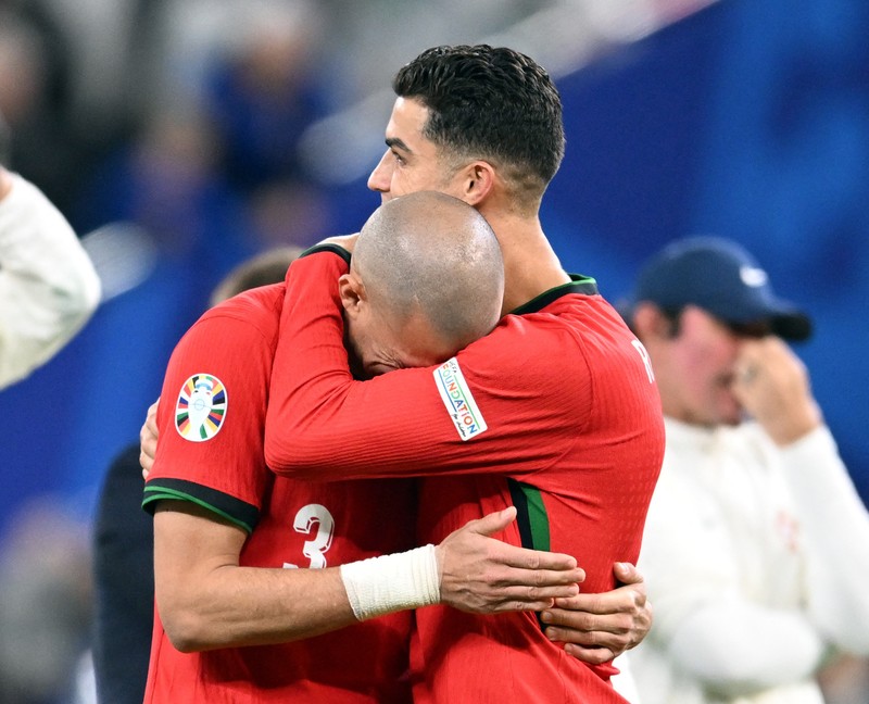 SOCCER-EURO-POR-FRA/REPORT Soccer Football - Euro 2024 - Quarter Final - Portugal v France - Hamburg Volksparkstadion, Hamburg, Germany - July 5, 2024 Portugal's Cristiano Ronaldo looks dejected after missing a chance to score REUTERS/Annegret Hilse TPX IMAGES OF THE DAY