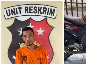 Herman Pencuri Motor di OKU yang Sempat Buron 6 Bulan Ditangkap Polisi