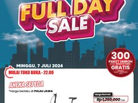 Transmart Full Day Sale Hadir Lagi, Sepeda Lipat Cuma Rp 680 Ribu