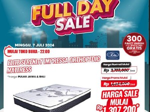 Di Transmart Full Day Sale, Aneka Kasur Empuk Dijual Mulai Rp 400 Ribuan!