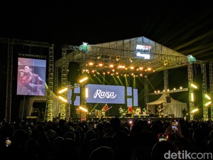 Raisa Pukau Penonton MXGP Lombok 2024, Sebut Rindu Ayam Taliwang