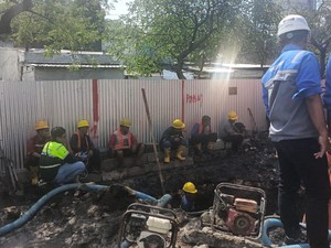 PDAM Surabaya Masih Tangani Pipa Air Bocor Imbas Proyek TIJ