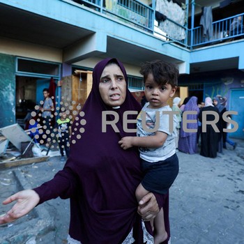 Hancur Lebur! Potret Sekolah PBB di Gaza Dibombardir Israel, 16 Tewas