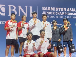 Tim China Sapu Bersih Kejuaraan Bulutangkis Asia Junior di Jogja