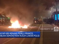 Video: Sayap Kiri Menang Pemilu Prancis, Ribuan Demonstran Rusuh