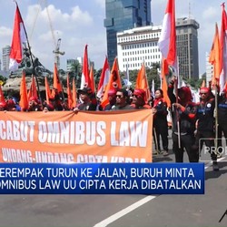 Video: Buruh Minta UU Cipta Kerja Dibatalkan