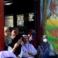 Hari pertama sekolah di SD Negeri 16 Pagi, Jakarta, Senin (8/7/20234). (CNBC Indonesia/Muhammad Sabki)