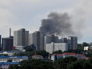 Ngeri 40 Rudal Rusia Hantam Kota-kota Ukraina, 20 Orang Tewas