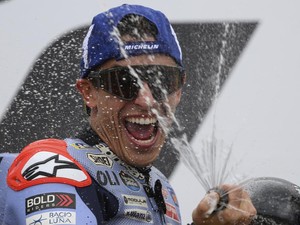 Marc Marquez Naik Podium di MotoGP Jerman: Rasanya Kayak Juara