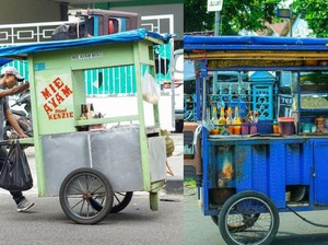 Arti dan Kode Warna Gerobak Mi Ayam, Jabar Warna Hijau